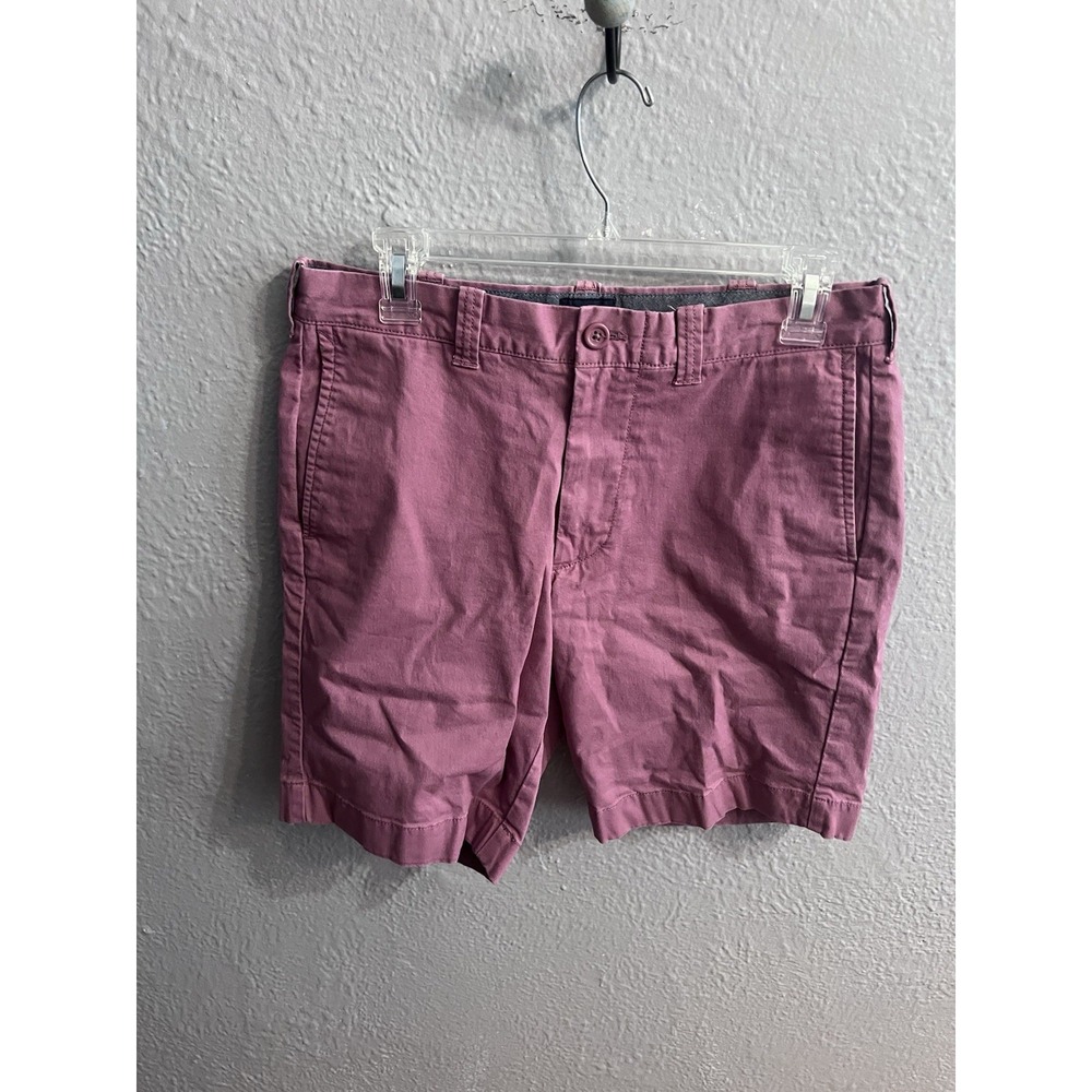 J Crew 9 Inch Flex Chino Shorts Mens Plum Color Size 30W